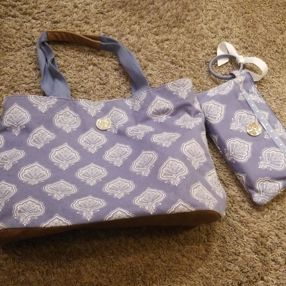 Mudpie Blue Diaper Bag